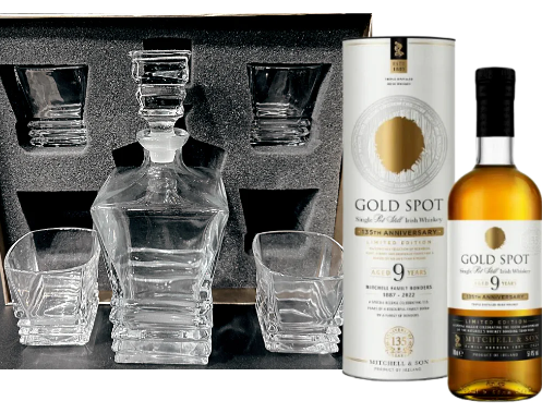 Gold Spot Irish Whiskey with Decanter Gift Set