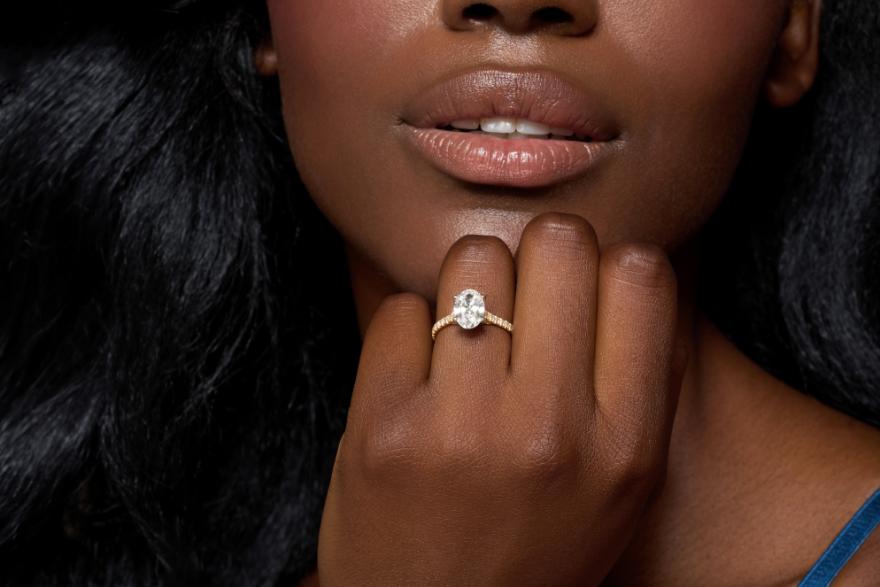 lab grown diamond engagement rings in Hatton Garden